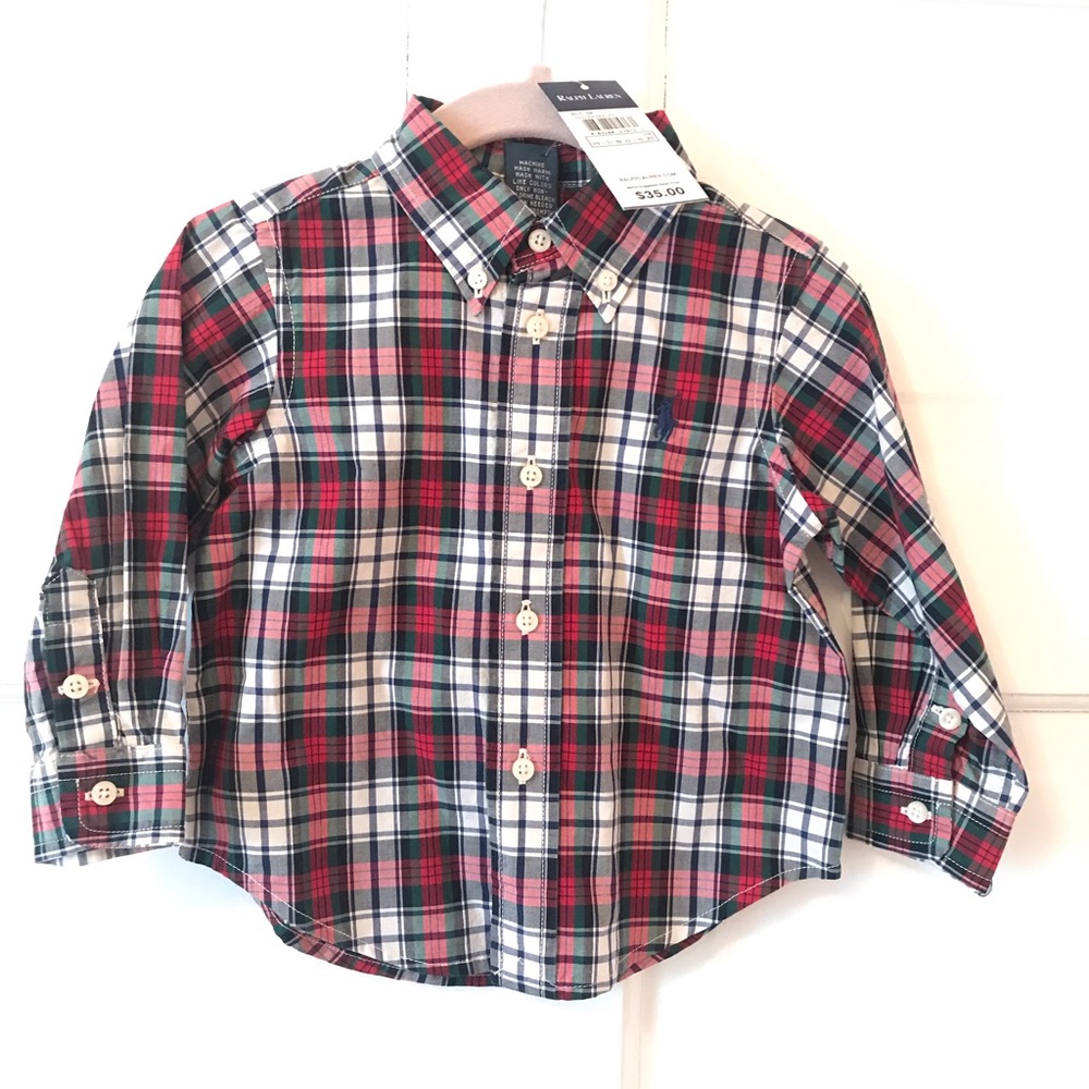 Ralph Lauren boy’s shirt, 12 months, new with tags